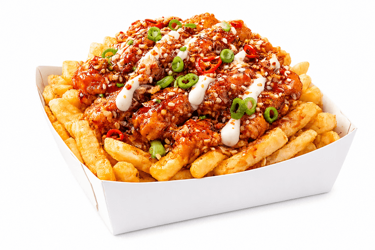 Friet hete kip