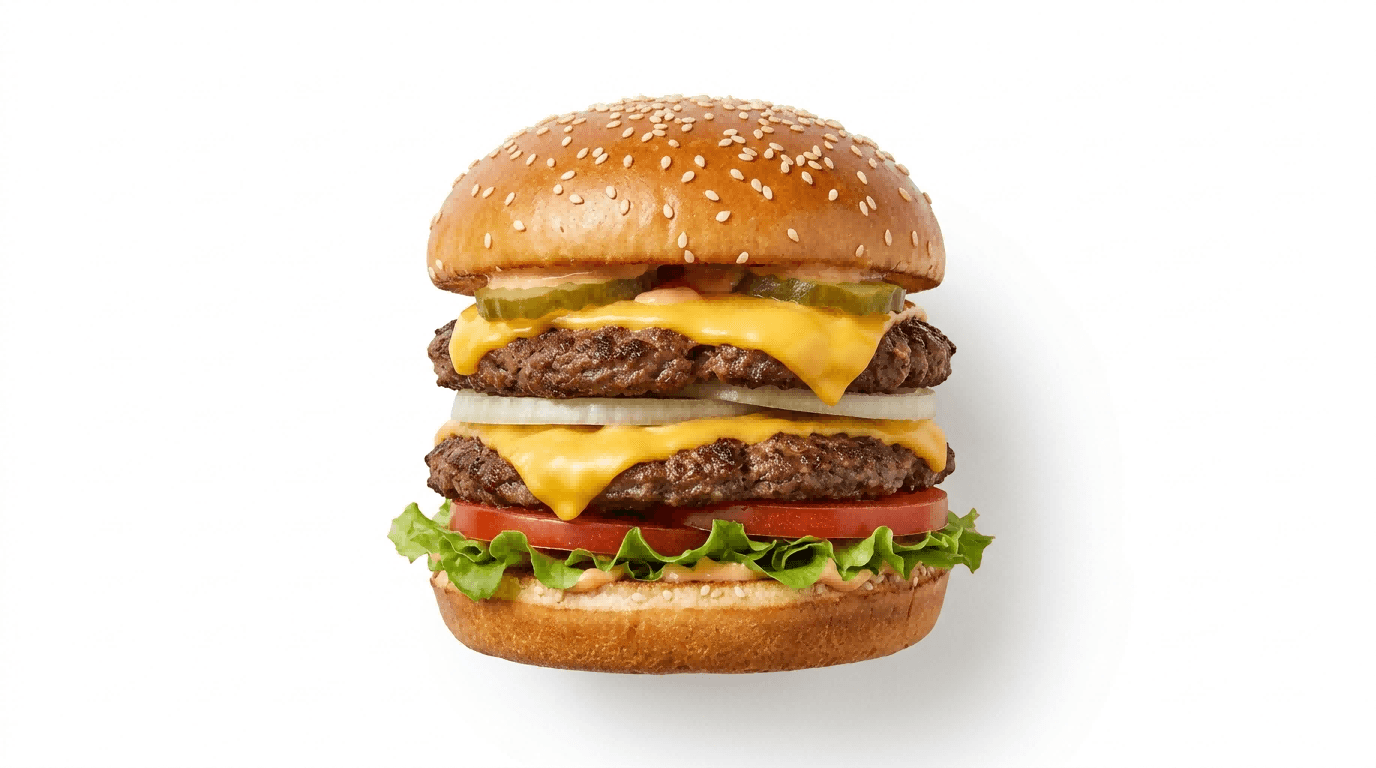 Dubbele classic burger
