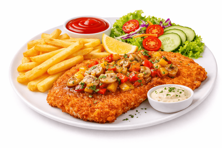 Schnitzel Alexander menu